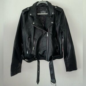 Levi’s Belted Leather Jacket